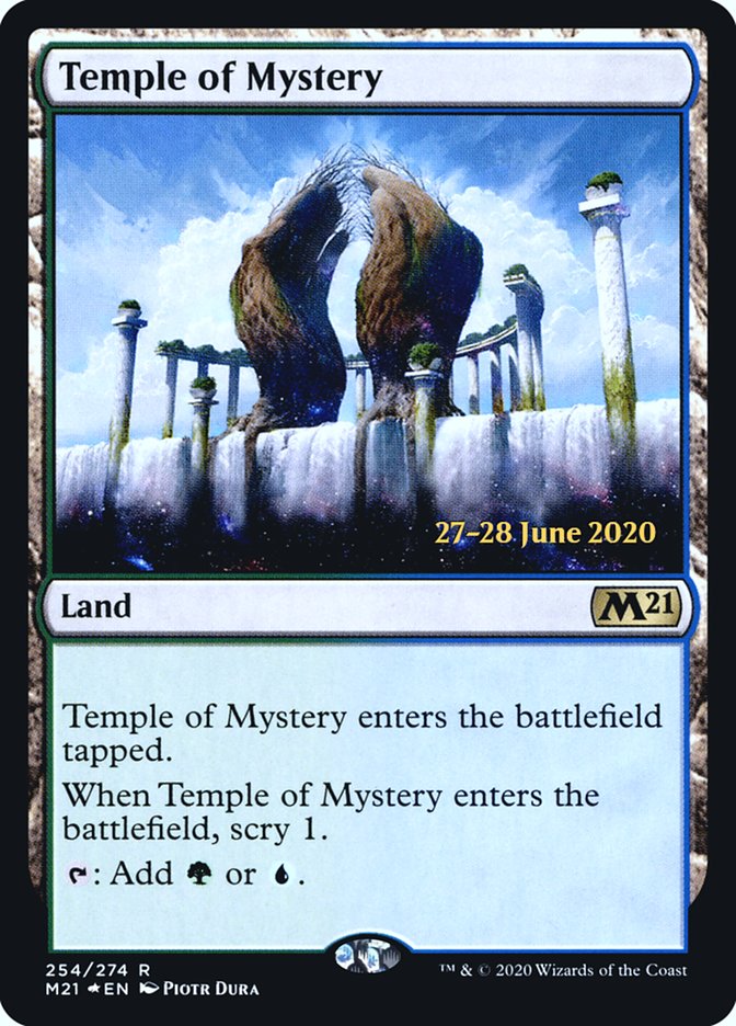 Temple of Mystery  [Core Set 2021 Prerelease Promos] | Grognard Games