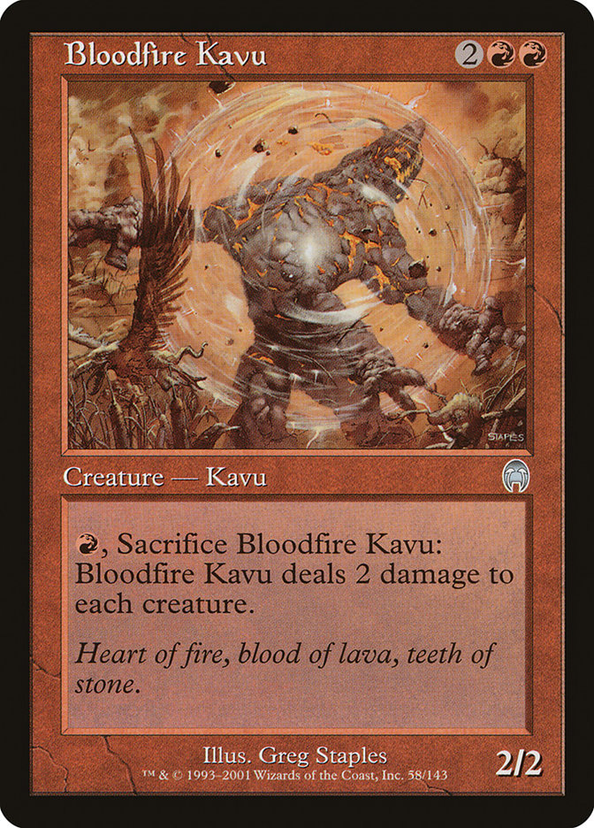 Bloodfire Kavu [Apocalypse] | Grognard Games