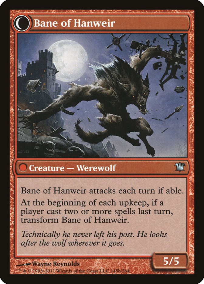 Hanweir Watchkeep // Bane of Hanweir [Innistrad] | Grognard Games