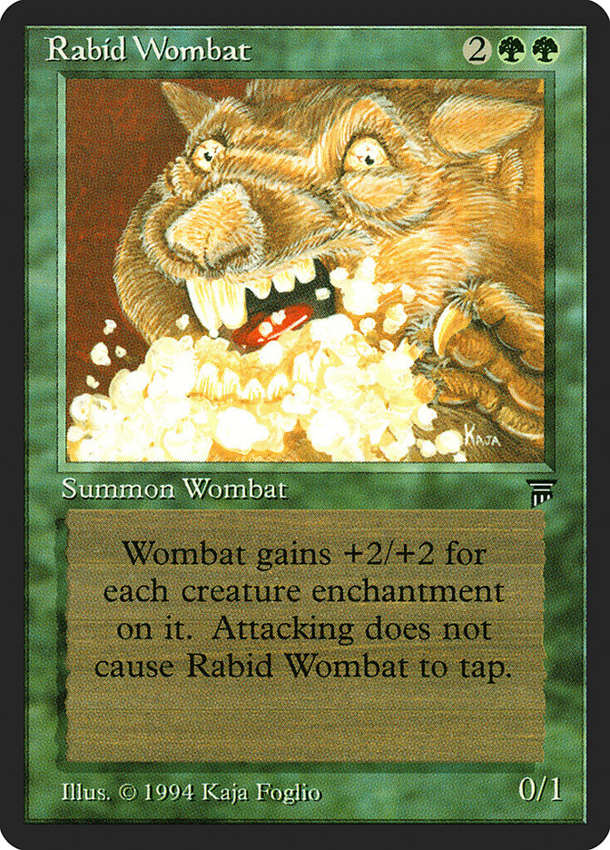 Rabid Wombat [Legends] | Grognard Games