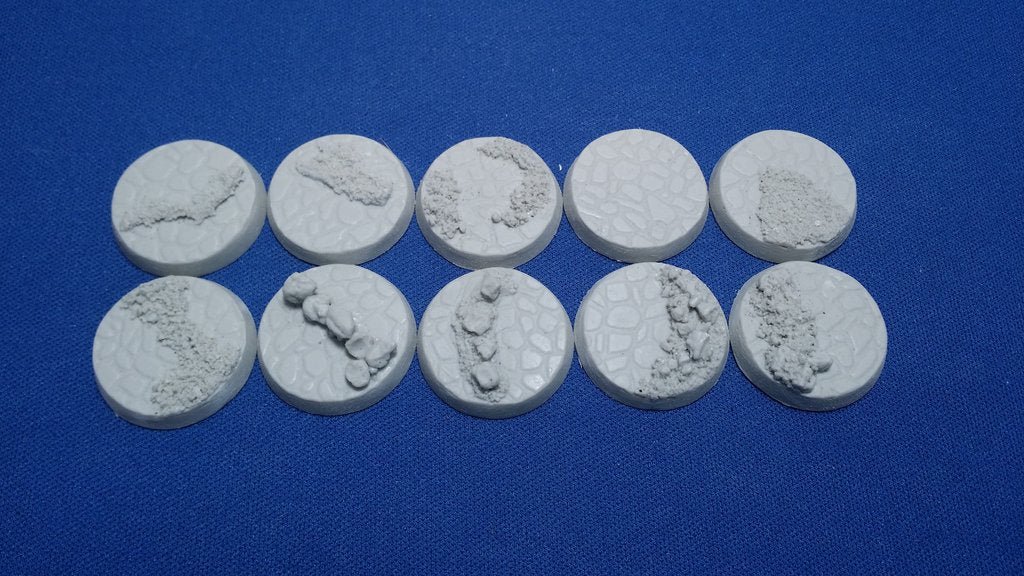 Elrik's Hobbies: Cobblestone Base Round 25mm | Grognard Games