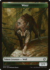 Wolf (014) // Treasure (015) Double-sided Token [Challenger Decks 2022 Tokens] | Grognard Games