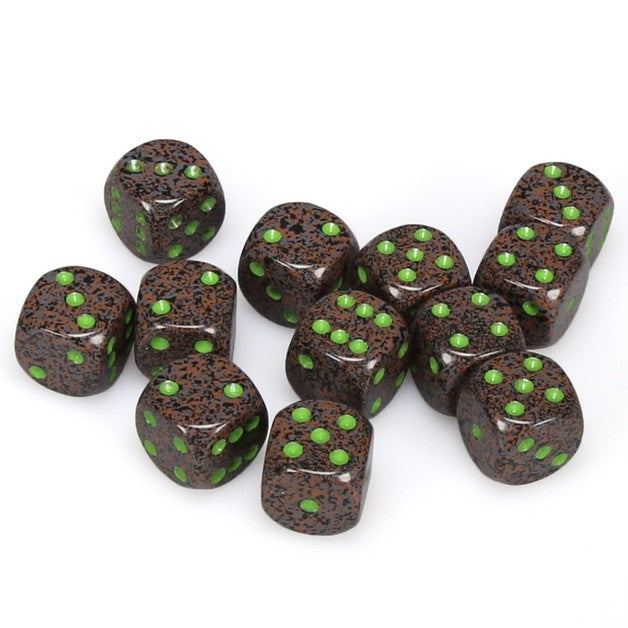 CHX25710 Speckled Earth 12 D6 Set | Grognard Games