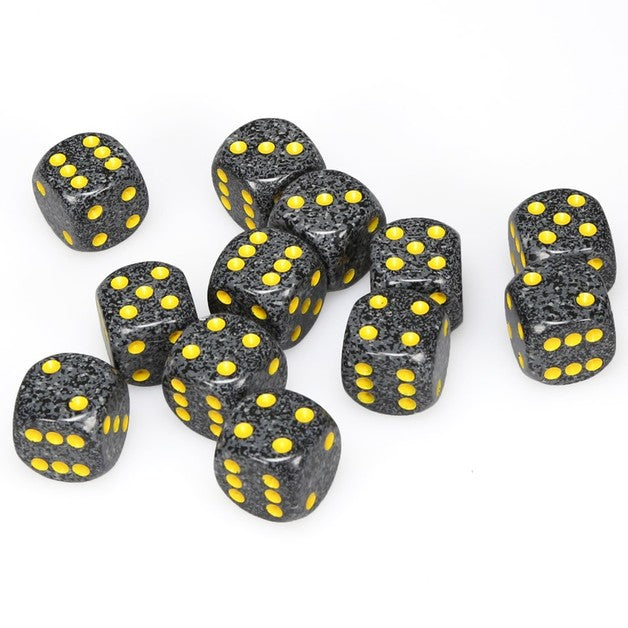 CHX25728 Speckled urban camo 12 D6 set | Grognard Games