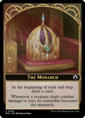 The Monarch // Shapeshifter Double-Sided Token [March of the Machine Commander Tokens] | Grognard Games