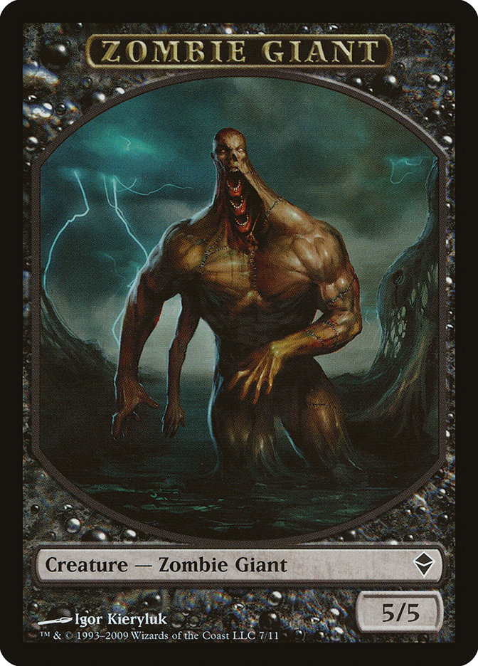 Zombie Giant [Zendikar Tokens] | Grognard Games
