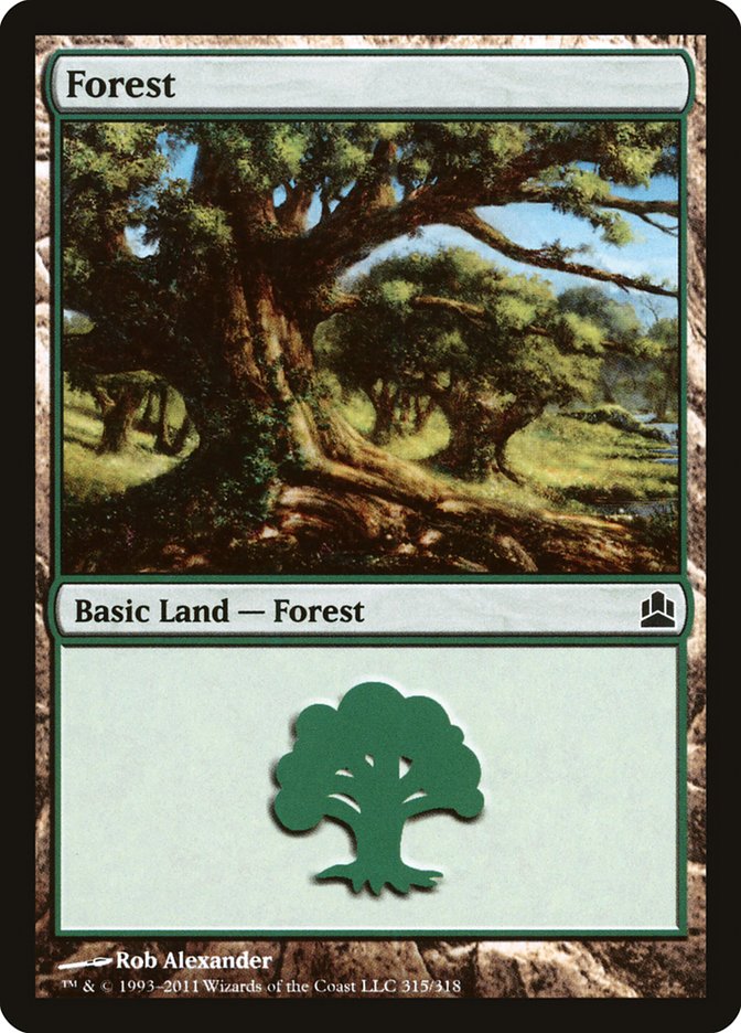 Forest (315) [Commander 2011] | Grognard Games