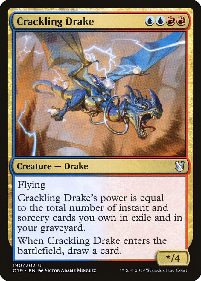 Crackling Drake [Commander 2019] | Grognard Games