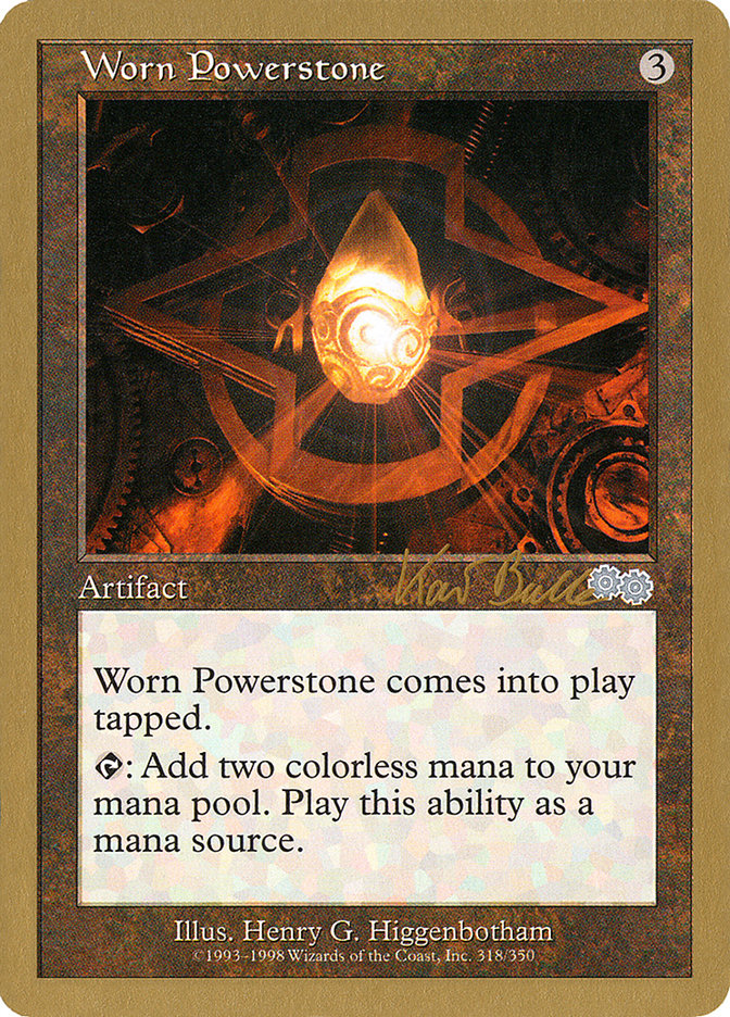 Worn Powerstone (Kai Budde) [World Championship Decks 1999] | Grognard Games