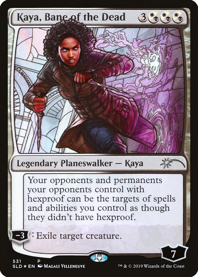 Kaya, Bane of the Dead (Stained Glass) [Secret Lair Drop Promos] | Grognard Games