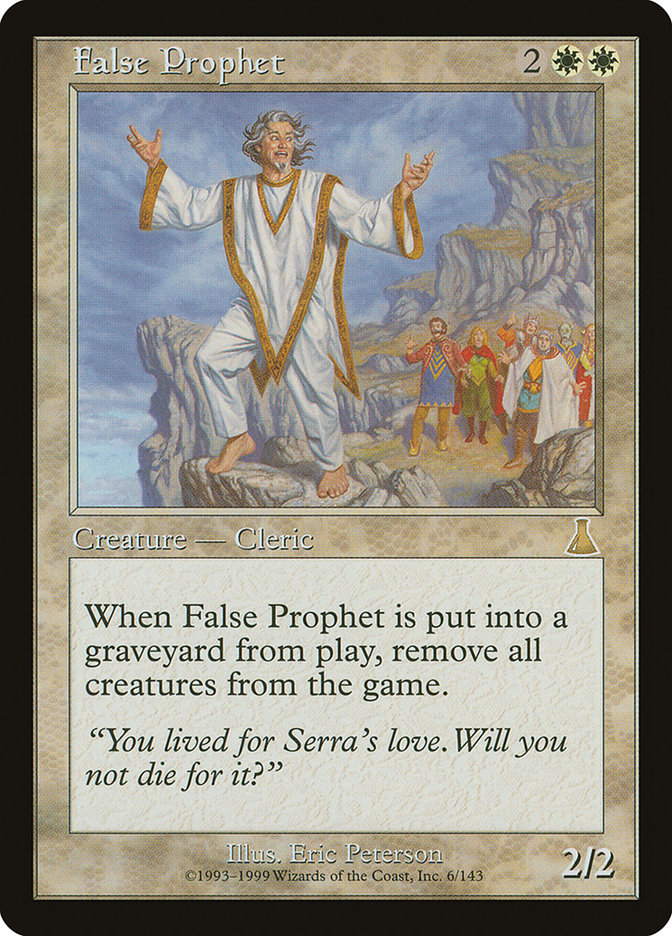 False Prophet [Urza's Destiny] | Grognard Games