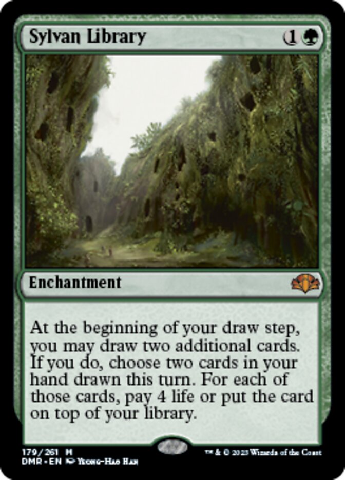 Sylvan Library [Dominaria Remastered] | Grognard Games