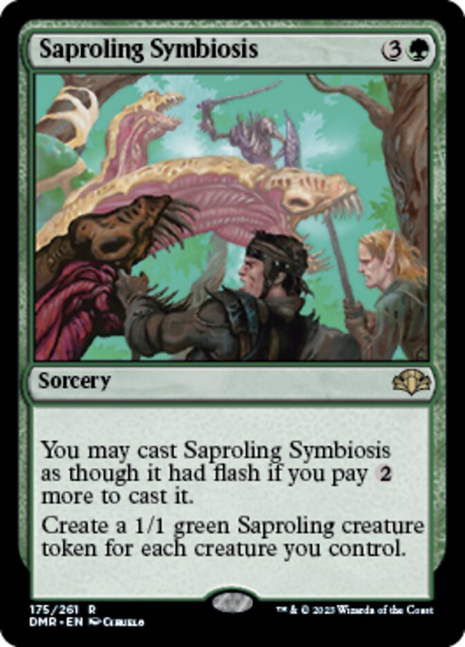 Saproling Symbiosis [Dominaria Remastered] | Grognard Games