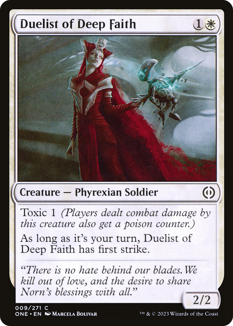 Duelist of Deep Faith [Phyrexia: All Will Be One] | Grognard Games