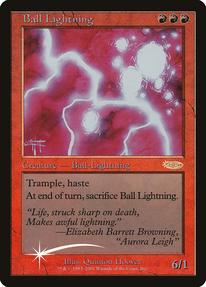Ball Lightning [Judge Gift Cards 2001] | Grognard Games