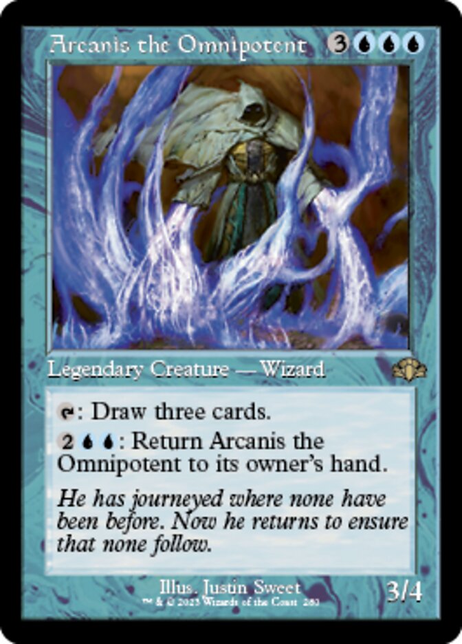 Arcanis the Omnipotent (Retro) [Dominaria Remastered] | Grognard Games