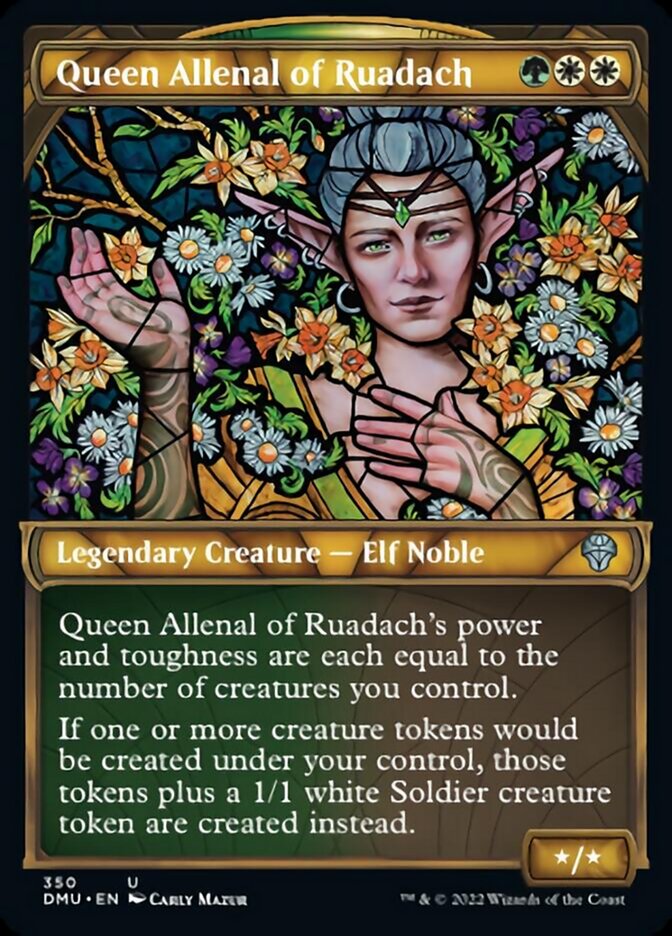 Queen Allenal of Ruadach (Showcase Textured) [Dominaria United] | Grognard Games