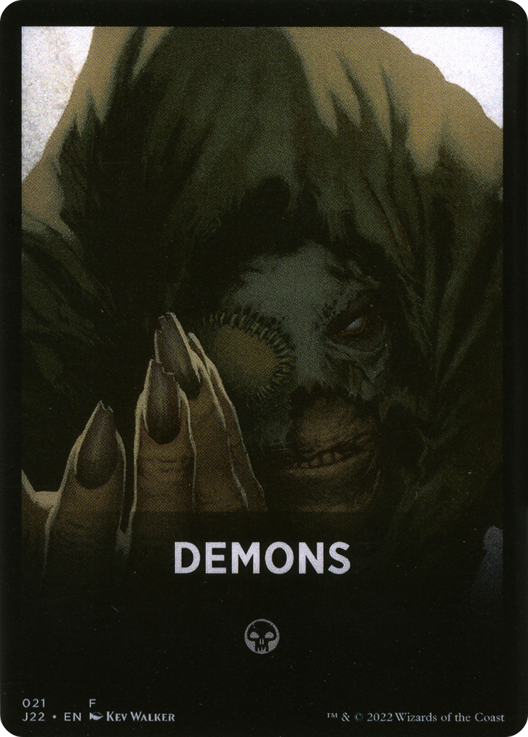 Demons Theme Card [Jumpstart 2022 Front Cards] | Grognard Games