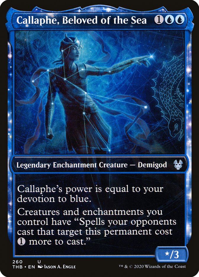Callaphe, Beloved of the Sea (Showcase) [Theros Beyond Death] | Grognard Games