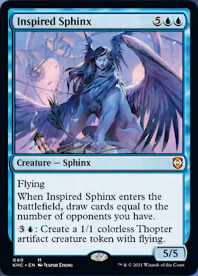 Inspired Sphinx [Kaldheim Commander] | Grognard Games