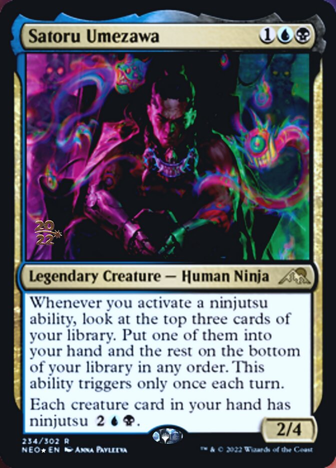 Satoru Umezawa [Kamigawa: Neon Dynasty Prerelease Promos] | Grognard Games