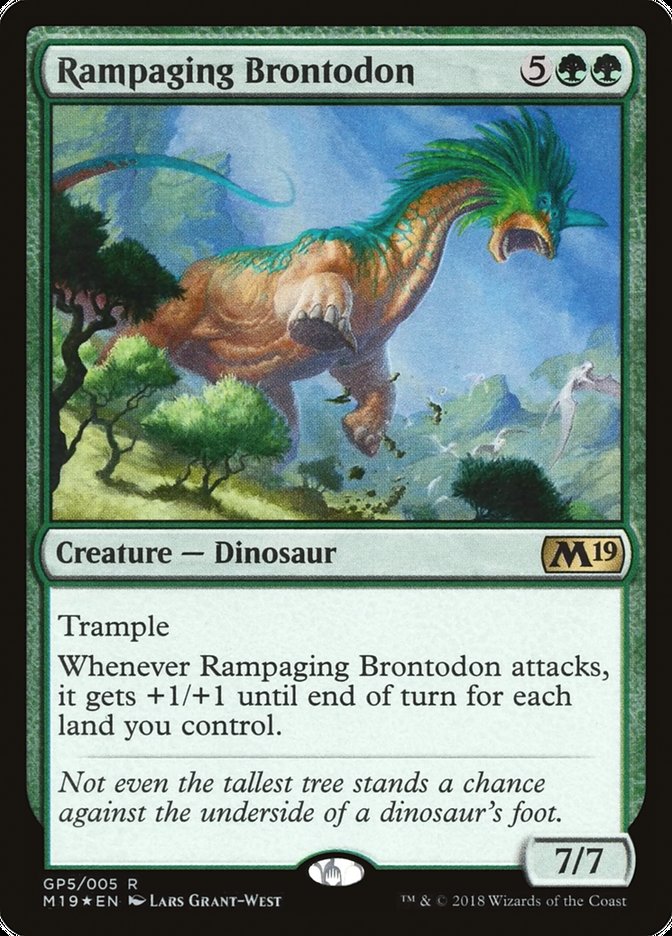 Rampaging Brontodon [M19 Gift Pack] | Grognard Games