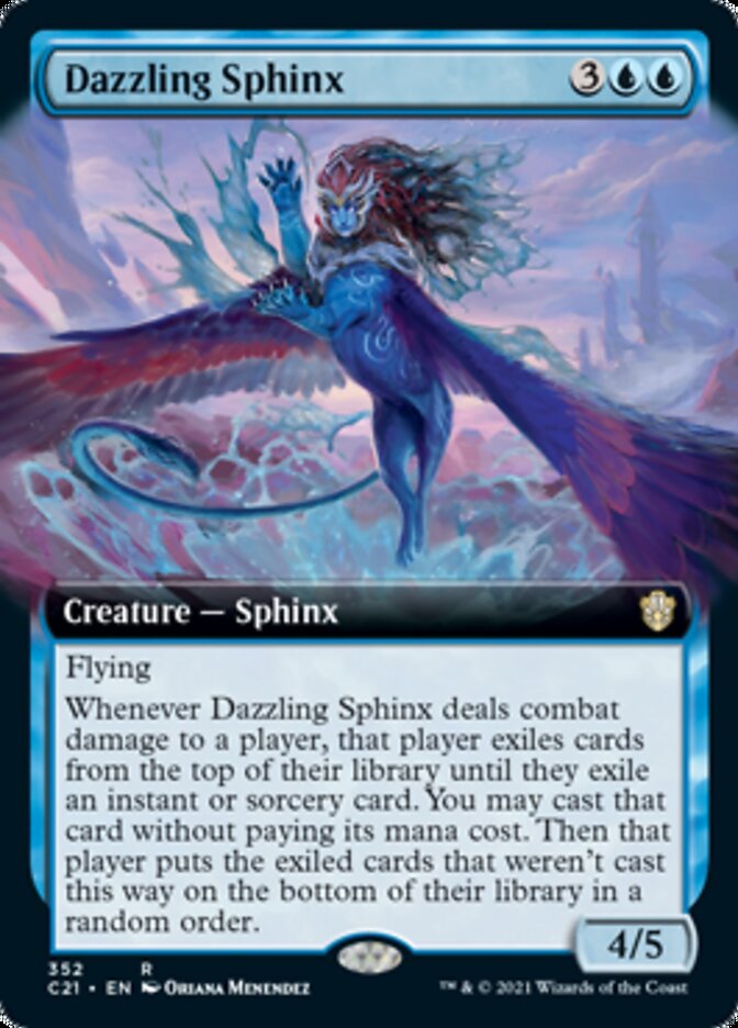 Dazzling Sphinx (Extended) [Commander 2021] | Grognard Games