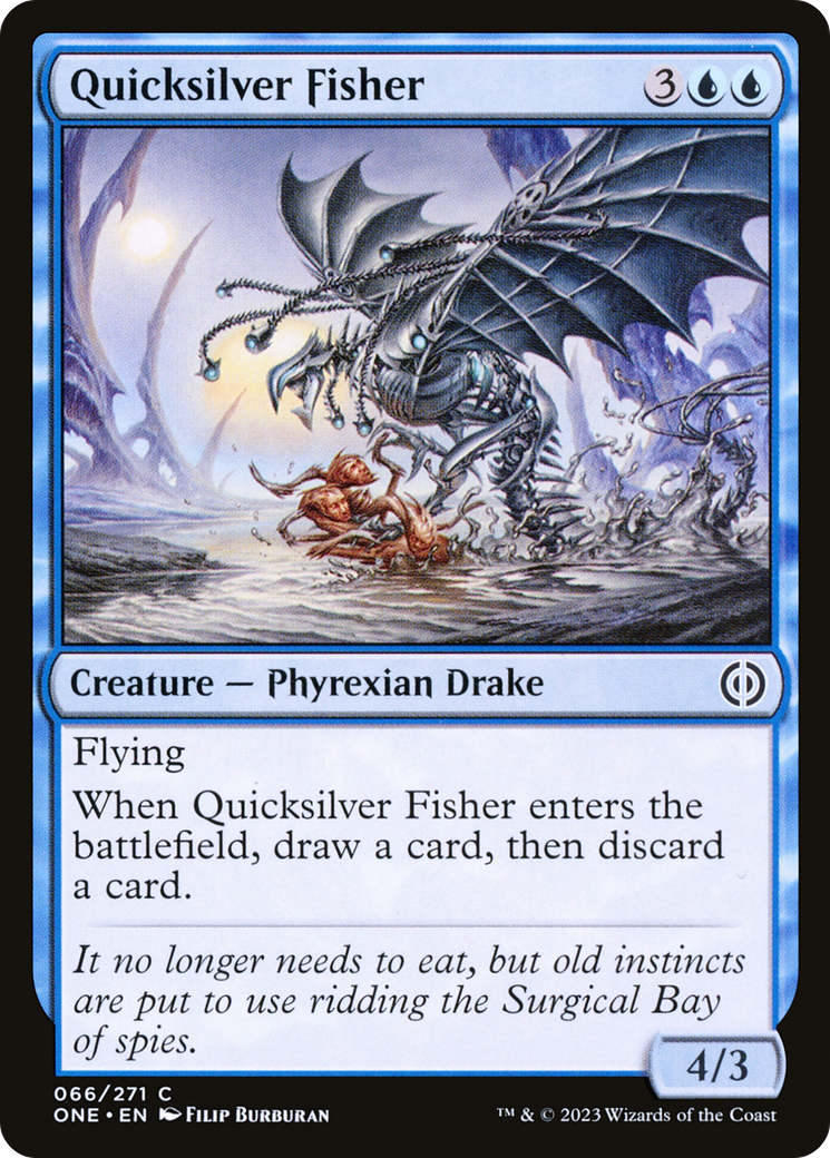 Quicksilver Fisher [Phyrexia: All Will Be One] | Grognard Games