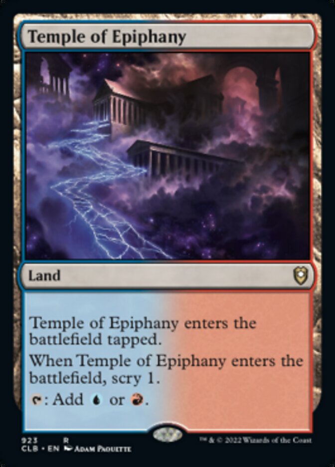 Temple of Epiphany [Commander Legends: Battle for Baldur's Gate] | Grognard Games