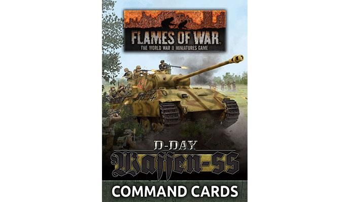 Flames of War: D-Day Waffen-SS Command Cards | Grognard Games
