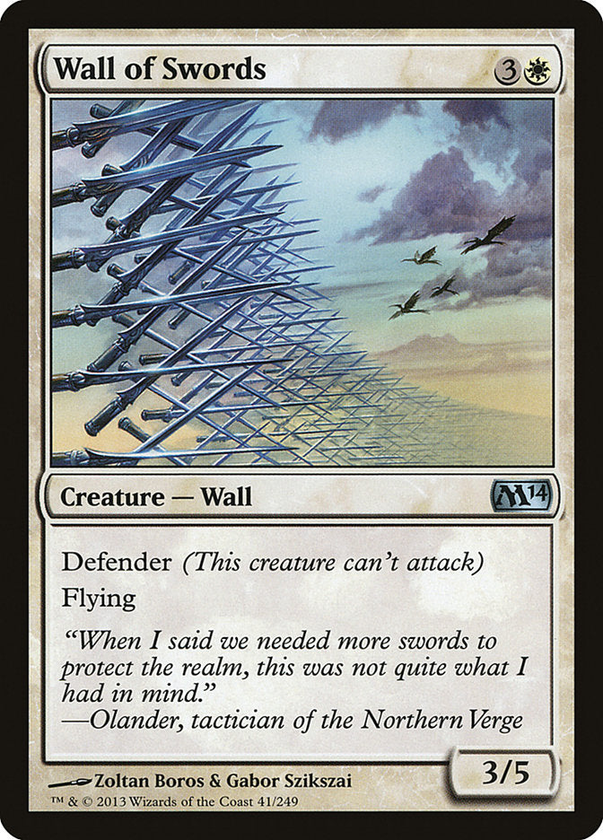 Wall of Swords [Magic 2014] | Grognard Games