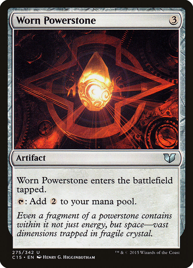 Worn Powerstone [Commander 2015] | Grognard Games