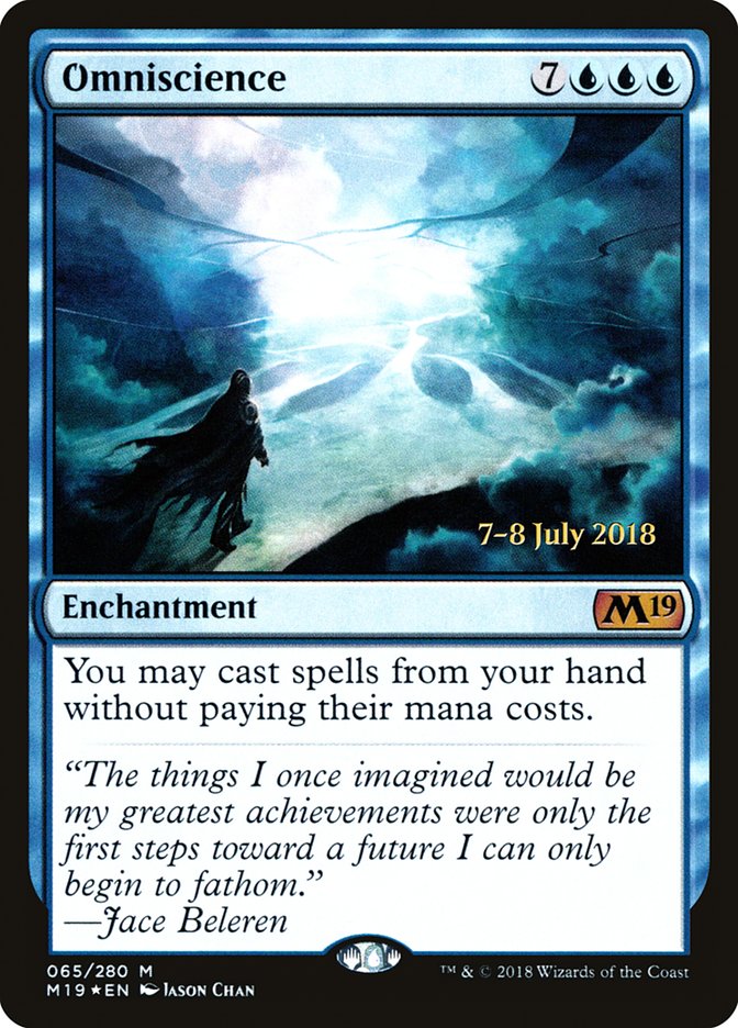 Omniscience  [Core Set 2019 Prerelease Promos] | Grognard Games