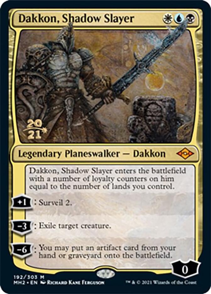 Dakkon, Shadow Slayer [Modern Horizons 2 Prerelease Promos] | Grognard Games