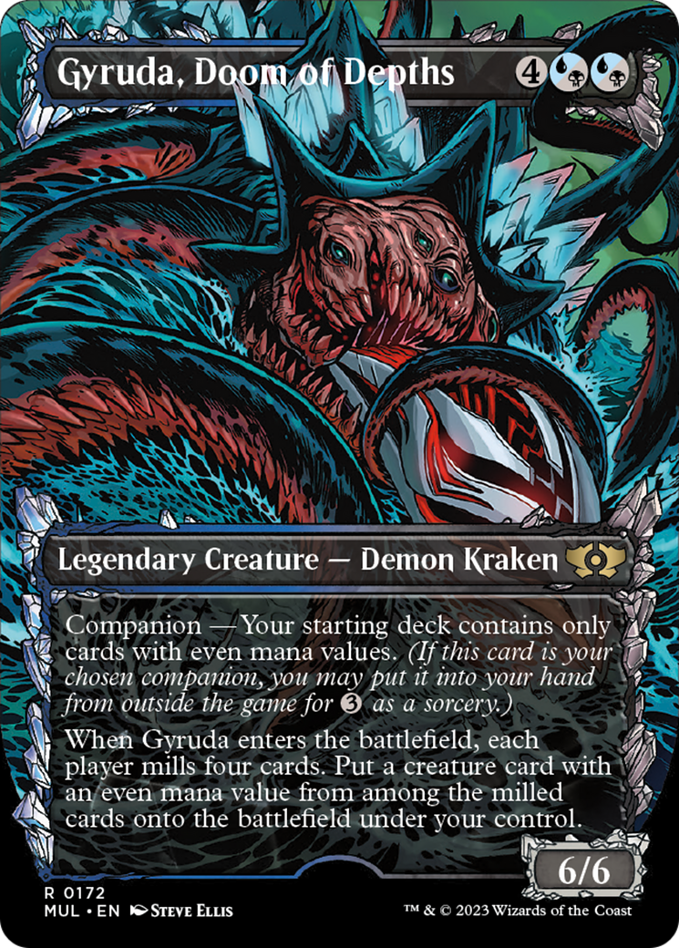 Gyruda, Doom of Depths (Halo Foil) [Multiverse Legends] | Grognard Games