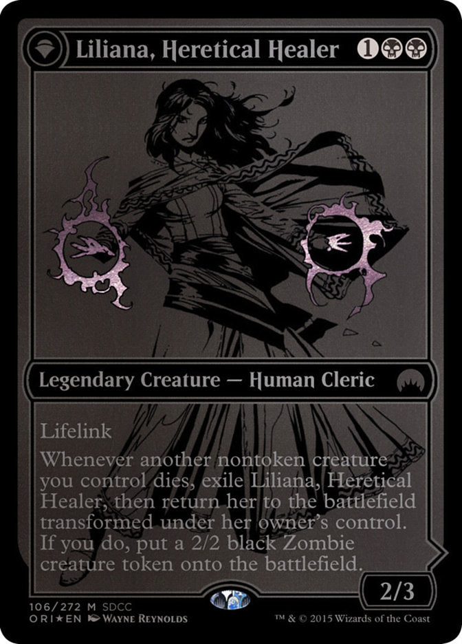 Liliana, Heretical Healer // Liliana, Defiant Necromancer [San Diego Comic-Con 2015] | Grognard Games