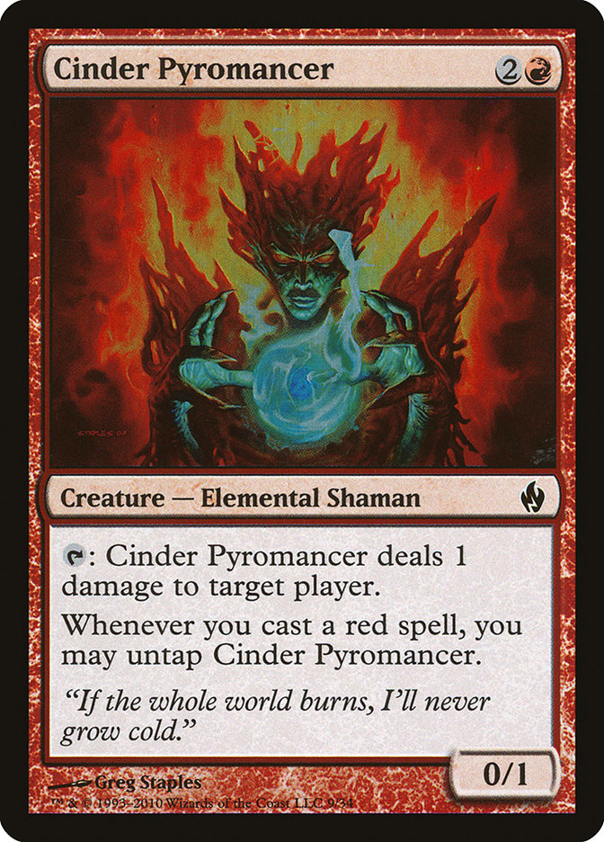 Cinder Pyromancer [Premium Deck Series: Fire and Lightning] | Grognard Games