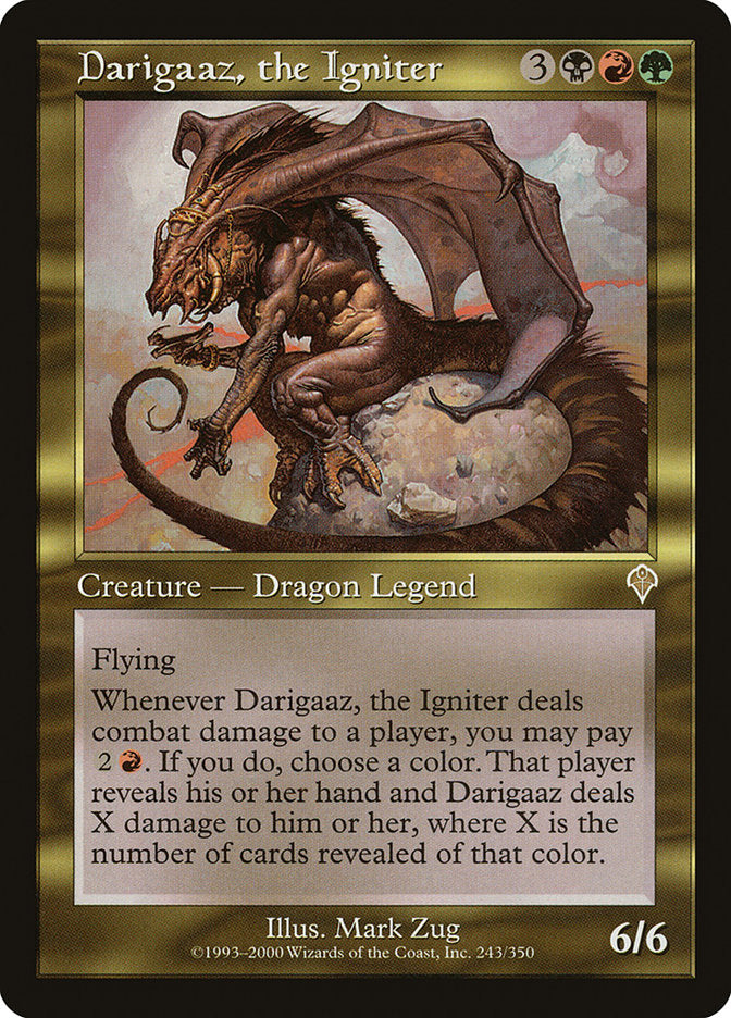 Darigaaz, the Igniter [Invasion] | Grognard Games