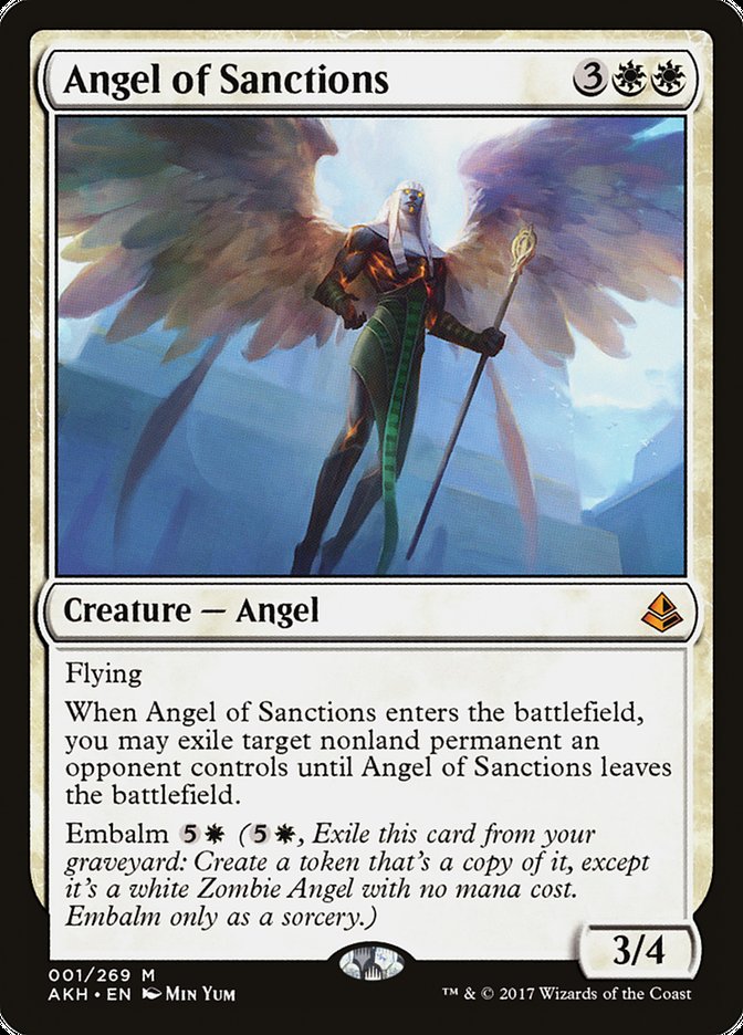 Angel of Sanctions [Amonkhet] | Grognard Games