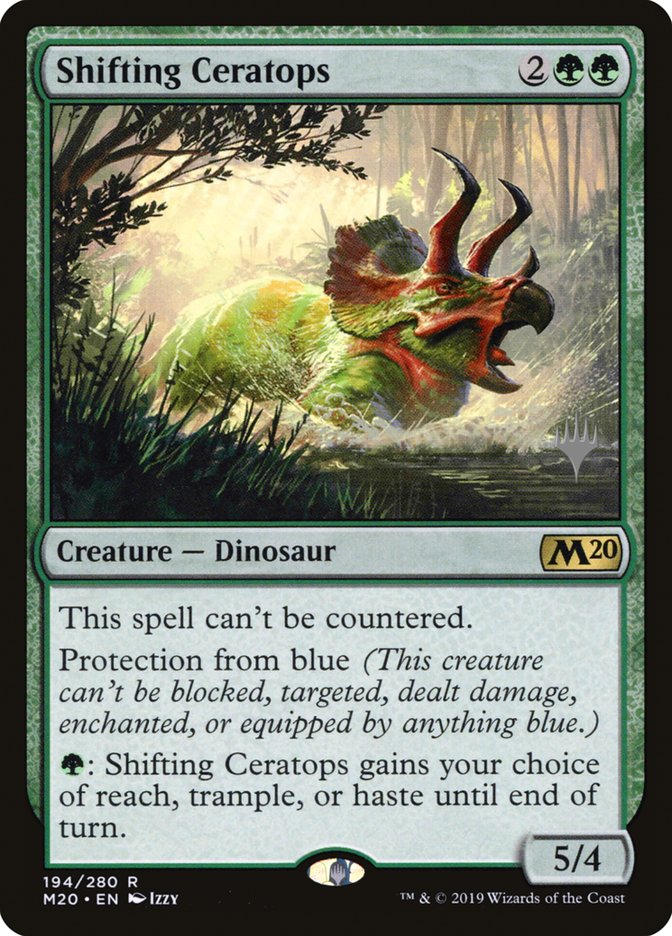 Shifting Ceratops (Promo Pack) [Core Set 2020 Promos] | Grognard Games