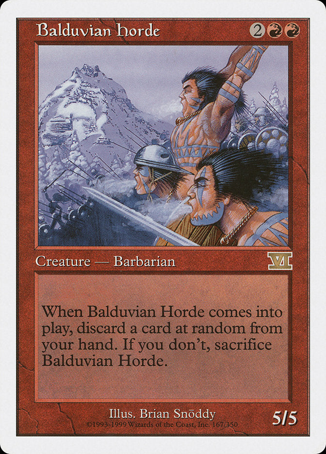 Balduvian Horde [Classic Sixth Edition] | Grognard Games