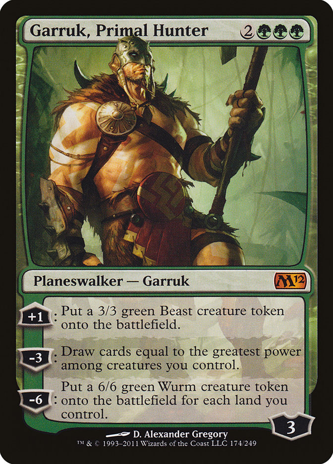 Garruk, Primal Hunter [Magic 2012] | Grognard Games