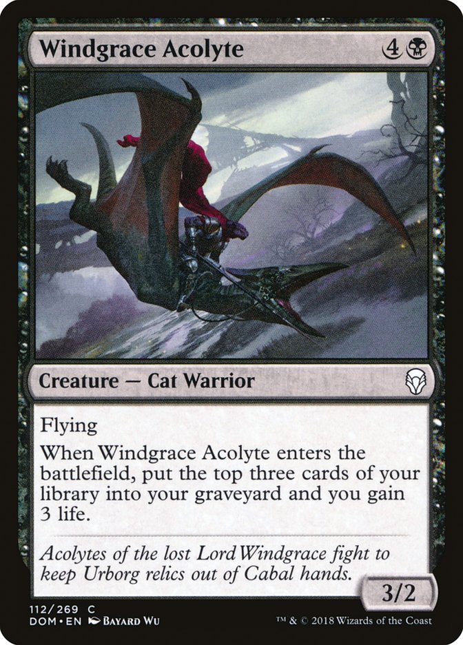 Windgrace Acolyte [Dominaria] | Grognard Games