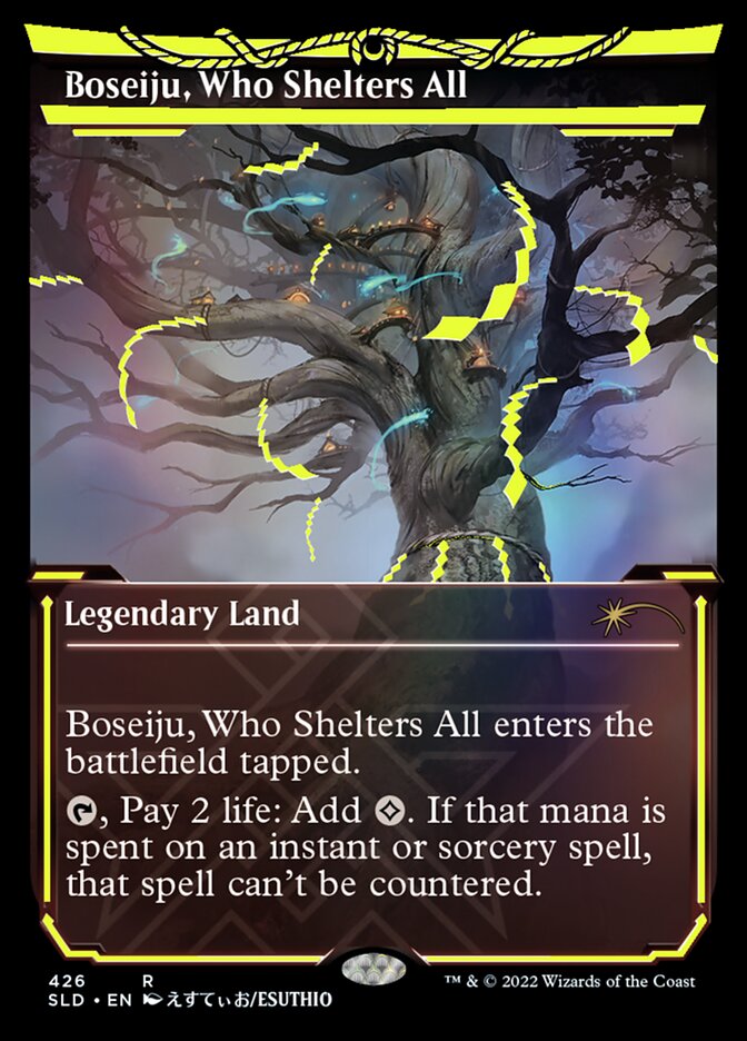 Boseiju, Who Shelters All (Neon Ink Yellow) [Secret Lair Drop Series] | Grognard Games