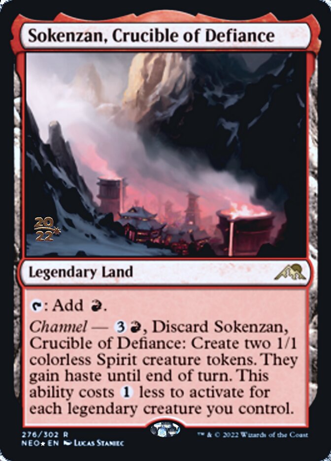 Sokenzan, Crucible of Defiance [Kamigawa: Neon Dynasty Prerelease Promos] | Grognard Games