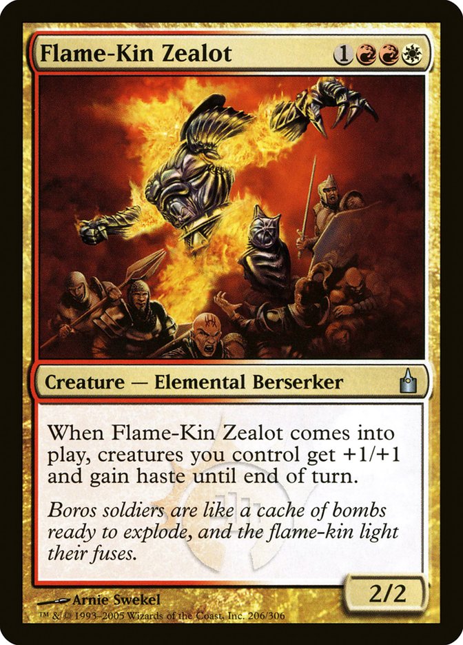 Flame-Kin Zealot [Ravnica: City of Guilds] | Grognard Games