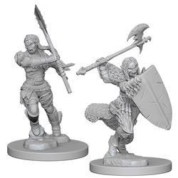 WizKids 726143 Half Orc Female Barbarian | Grognard Games