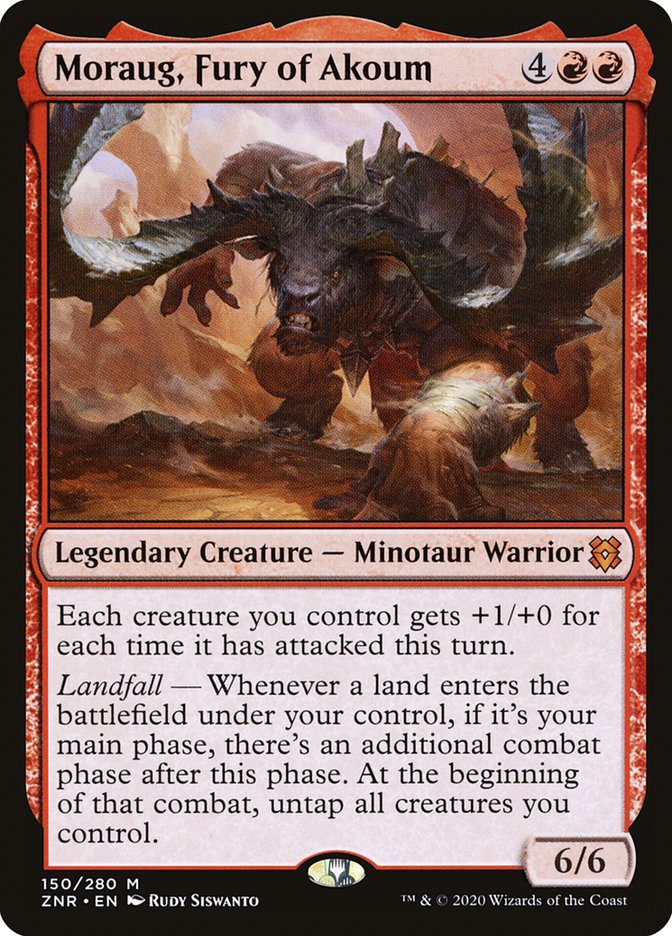 Moraug, Fury of Akoum [Zendikar Rising] | Grognard Games