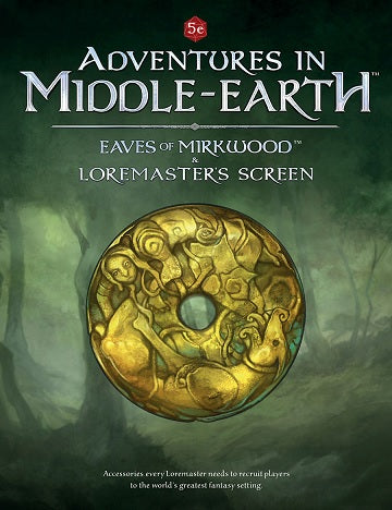5E: Adventures in Middle-Earth Eaves of Mirkwood Loremaster's screen | Grognard Games