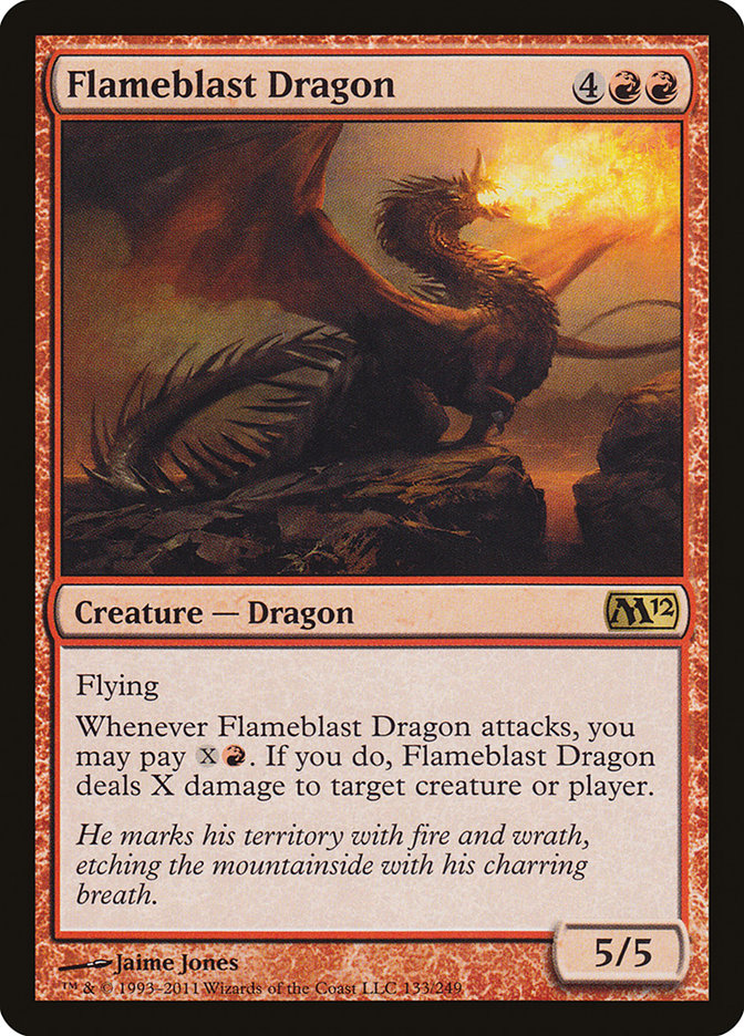 Flameblast Dragon [Magic 2012] | Grognard Games
